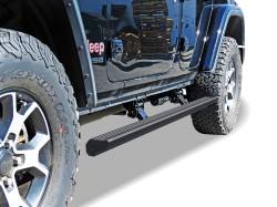 APS - APS W-Series Power Running Boards Black for 18-25 Wrangler JL 4DR PB10WAA1B - Image 2