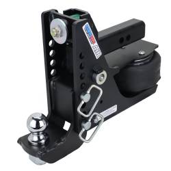 Shocker Hitch - Shocker Hitch SH-MB640-200-2 Shocker 12K 2" Max Black Air Receiver Hitch - Image 2