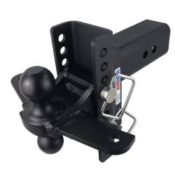 Shocker Hitch - Shocker Hitch SH-XR130-340BLK-SC Shocker XR 20K 3" Adjustable Receiver Hitch - Image 1