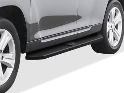 APS - APS IB20RIC5H H-Series Running Boards Black for 08-13 Toyota Highlander - Image 1