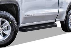 APS - APS IRunning Running Boards Black 19-25 Silverado/Sierra Double IB03RBI5B - Image 1