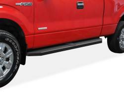 APS - APS H-Series Running Boards Black 04-14 Ford F150 Extended IB06RAG6H - Image 1