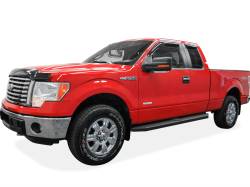 APS - APS H-Series Running Boards Black 04-14 Ford F150 Extended IB06RAG6H - Image 2