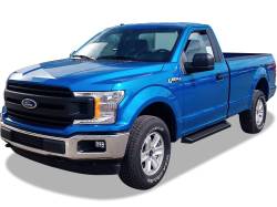 APS - APS IRunning Running Boards Black 15-25 F150/Super Duty Reg IB06RAH9B - Image 2