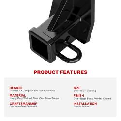 APS - APS Class III 2" Trailer Receiver Hitch for 92-00 Mitsubishi Montero HT18CFF58 - Image 5