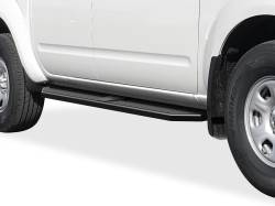 APS - APS IB14RJI5H H-Series Running Boards Black for 05-25 Nissan Frontier Crew - Image 1