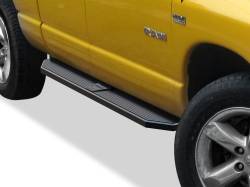APS - APS IB04RJJ2H H-Series Running Boards Black for 02-08 RAM 1500/HD Quad - Image 1