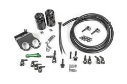 RADIUM Engineering - RADIUM Engineering 20-1186-FL Dual Catch Can Kit for 15-19 Corvette Z06 - Image 1