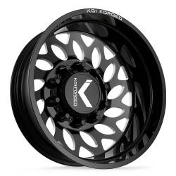 KG1 Wheels - KG1 Wheels KD007 Lotus 24x8.25 10x285 145mm Black/Milled KD007R2482528GPM-L - Image 1