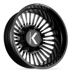 KG1 Wheels - KG1 Wheels KD051R2482528GPM KD051 Vegas 24x8.25 10x285 145mm Gloss Black/Milled - Image 1