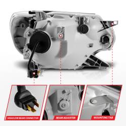 Anzo USA - Anzo USA 111556 Projector Headlight Set for 12-15 Toyota Tacoma - Image 5