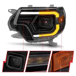 Anzo USA - Anzo USA 111556 Projector Headlight Set for 12-15 Toyota Tacoma - Image 3