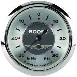 Classic Instruments - Classic Instruments AW341SRC All American 2-5/8 Full Sweep Boost/Vac Gauge - Image 2