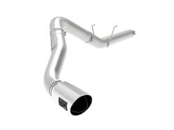 aFe Power - aFe Power 49-42075-P Large Bore-HD 5" Filter-Back Stainless Steel Exhaust Kit - Image 1