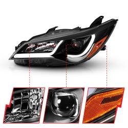 Anzo USA - Anzo USA 121518 Projector Headlight Set for 15-16 Toyota Camry - Image 3