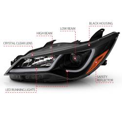 Anzo USA - Anzo USA 121518 Projector Headlight Set for 15-16 Toyota Camry - Image 4