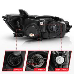 Anzo USA - Anzo USA 121518 Projector Headlight Set for 15-16 Toyota Camry - Image 5