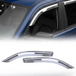 Putco - Putco 480072 Chrome Window Deflectors for 19-25 RAM 1500 Pair - Image 1