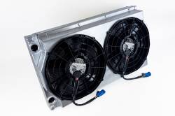 CSF Cooling - Racing & High Performance Division - CSF Radiator 8374 Motorsport Dual-Pass Radiator w/Shroud + 14" SPAL - Image 2