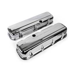 Speedmaster - Speedmaster PCE314.1004.01 Chrome Valve Covers Tall w/Hole Chevy BBC 454 - Image 1