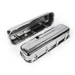 Speedmaster - Speedmaster PCE314.1004.01 Chrome Valve Covers Tall w/Hole Chevy BBC 454 - Image 2