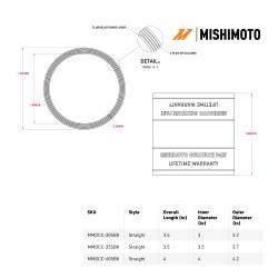 Mishimoto - Borne Off-Road MMDCC-30SBK DuraCoreTM Silicone Intercooler Boot 3 Straight - Image 2